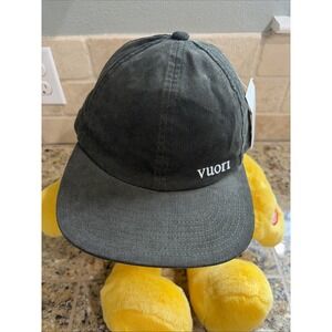 Vuori Oregano Green Performance Cord Embroidered Logo Workout Gym Hat NEW NWT OS